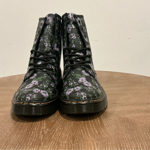 Dr. Martens Women's Floral Black Boots - Picture 5 of 5